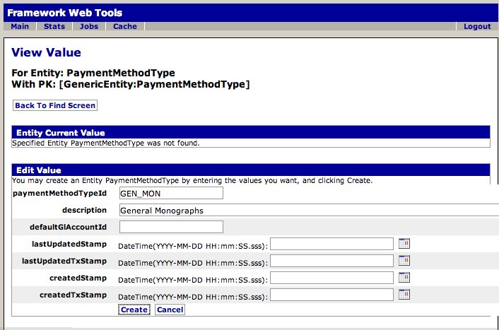 Payment Method Type Edit