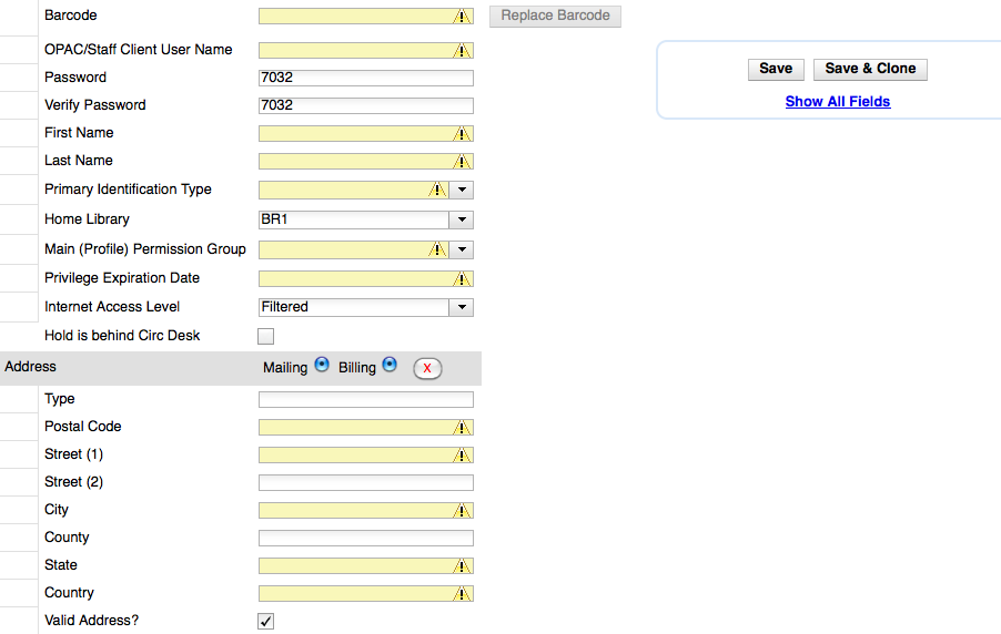 automize circulation user history in evergreen